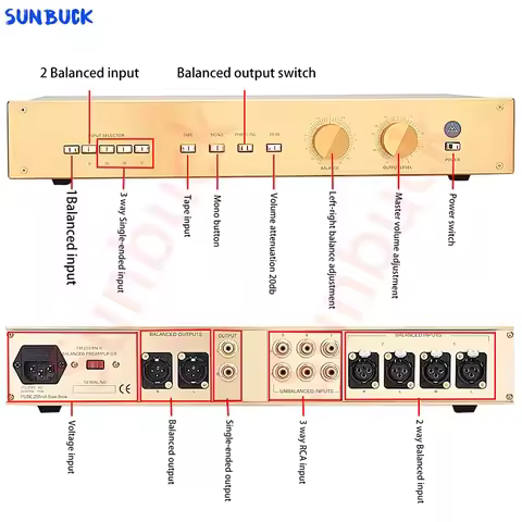 Sunbuck clone Switzerland FM255 FM255MKII Hi-End preamplifier fm255mkii preamp Power amplifier Audio