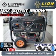 LUTIAN 5.5KW/5500Watt Gasoline 4-stroke 420CC Petrol Generator LS6880EB - Electric Start - 6 Months 