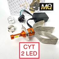 ( SỈ ZAL0) ĐÈN PHA LED CYT H4 ÁNH SÁNG TRẮNG 40W (12-36V AC/DC) BẢO HÀNH 06 THÁNG ĐỔI MỚI CHÍNH HÃNG