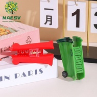 NAESV Trash Can Design Hair Claw, Novelty Funny Dustbin Hair Clip, Unique Green Environmentally Frie