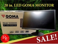 Monitor Goma/Viewpoint 20" 22" 24" Led Monitor Wide with Hdmi