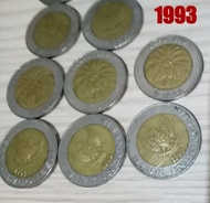 Uang kuno koin kelapa sawit seribu tahun 1993 1994