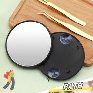 PATH Makeup Mirror, With Suction Cup Round Magnification Mirror, 5x/10x/15x Blackhead Magnifying Mir