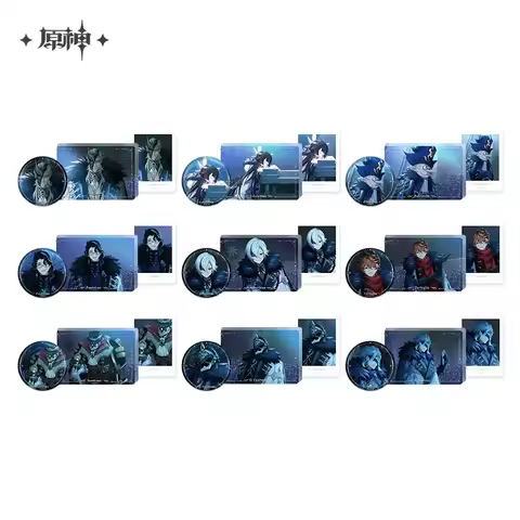 Sunsyea Genshin Impact Official Merch miHoYo Original DYYX Series Badge Acrylic Ornaments Tartaglia 