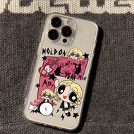 Kpop APT Powerpuff Girls Casing For Samsung Galaxy S25 Ultra S25+ S24 FE 5G C55 A82 5G A81 M60S Note
