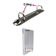EMI PVC 2 O Ring File 16mm A4 Size White