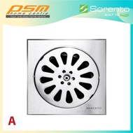 Sorento Stainless Steel 304 Chrome Finishing Bathroom Toilet Floor Trap SRT384-6 / SRT384-4