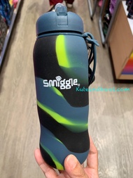 กระติกน้ำ ซิลิโคน Smiggle Silicone water bottle - เทา