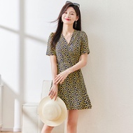 Cool GA Dress Sleeping Lotus Little Daisy Seaside Holiday Beach Dress Slim Dress Fresh Same Style wi
