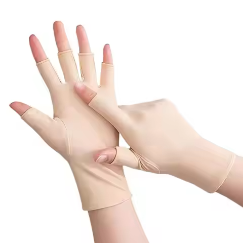 1Pairs Nail Art Glove UV Protection Glove Anti UV Radiation Protection Gloves Protector For Nail Art