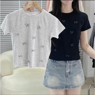 Baby tea bow shirt, pretty bow shirt