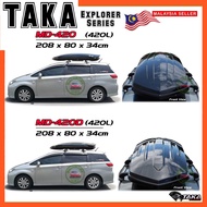 TOYOTA WISH SEPET TAKA ROOFBOX (MD420 / MD420D) WITH UNIVERSAL RACK