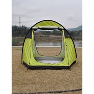 Rainproof Sunscreen Double-Foyer Including Mesh Double-Layer 4-Person Beach Tent Lightweight 4-Perso