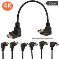 4K Gold-Plated 90 Degree Elbow DP Cable HD Cable DisplayPort Cable DP to DP Adapter Cable