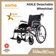 SOMA Agile Detachable Wheelchair (Big Wheel: 22 inches)