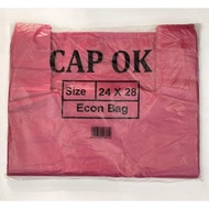 24" x 28" CAP OK PLASTIC BAG / SINGLET BAG HANDLE BAG / BEG PLASTIK BESAR / T-SHIRT BAG / BEG TANGKA