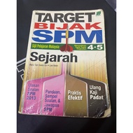 TERGET BIJAK SPM - Subjek Sejarah (Topik Tingkatan 4 & 5) / Buku Ulangkaji SPM - Sejarah Tingkatan 4
