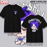 Cool MLBB Emoji T-shirt - SHEESH premium emoji Distro t-shirt - Men's Adult Cotton Top Wanita baju t