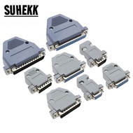 5PCS DB9 Adapter Connector Core DB15 DB25 DB37 RS232 Serial COM Plug Connectors Hole/Pin Female Male
