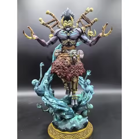 Troll Tribe Bwonsamdi Resin White Blank Model Printing Model Parts 3D Printing Unassembled Unpainted