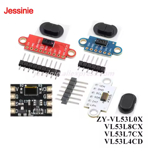 ZY-VL53L0X VL53L8CX VL53L7CX VL53L4CD Laser Distance Measurement Sensor Module Optical Cover Laser T