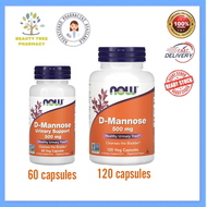Now Foods D-Mannose Urinary Support 500mg Veg Capsules