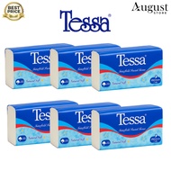 [6 PACK] Tessa Tissue 250 Sheets 2-Ply/ Facial Tissue/ Dry Tissue/ Facial Tissue/