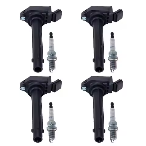 4pcs Ignition Coil&Spark Plug For GEELY EMGRAND GT X7 2.4L 2014 2015 2016 2017 2018 2019 BORUI ATLAS