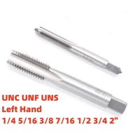 HSS Left Hand Tap UNC UNF UNS Inch Thread Tap LH Straight Flute 6-32 to 7/8