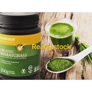 Ready stock Authentic Melrose Organic Wheatgrass Powder 200g