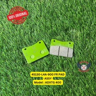 100% ORIGINAL FRONT BRAKE PAD ASSY SYM ADXTG 400 PART NUMBER : 45130-L4A-900 FRONT BRAKE PAD ASSY AD