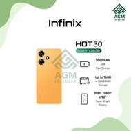 handphone infinix hot 30 ram 8gb/128gb (black white green) - gold 8gb/256gb
