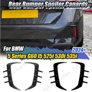 G60 Rear Bumper Splitter Spoiler Canard Air Vent Cover Sticker Body Kit For BMW 5 Series G60 i5 525i