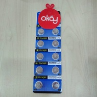 Ready Stock 10 pcs AG13 / LR44H / 357A Tianqiu Battery Alkaline