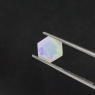 天然精品寶石 大衛星水晶蛋白裸石 0.95克拉 大衛星切工