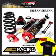 Adjustable🔥NISSAN SERENA PC24/C25/FC26 BC Racing V1 Series Hi Lo Soft Hard Adjustable Absorber / Sus