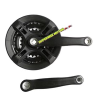 BASIKAL MTB BASIC GEAR CRANK BICYCLE CRANKSET 24/32/42