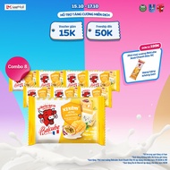 Combo 8 Phô mai vuông Belcube Xoài Chanh Dây 15C 78Gx15