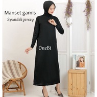 Manset Gamis Spandek Lengan Panjang