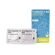 Brand New Zambon Fluimucil A 600mg Efferverscent Tablets Phlegm Relief Clear Mucus. Local SG Stock !