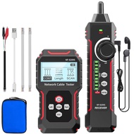 NF-8209S RJ45 Network Cable Tester Ethernet Tester with PoE/NCV Cable Length Test, Port Flashing, CA