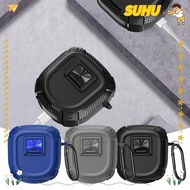 SUHU Wireless Earbuds , Lock Catch Carbon Fiber Bluetooth Earphone Protector,  Waterproof Shockproof Headphone Shell for Bose QuietComfort Earbuds II Home