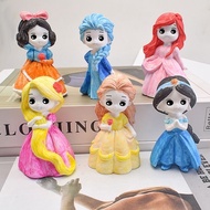 Tô tượng thạch cao Hot Trend  3D. 6 mẫu công chúa disney  size trung 8 - 10cm .tặng 12 màu kèm cọ tô