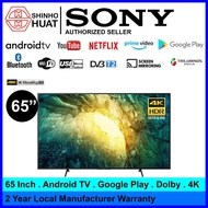 Sony 65 Inch 4K UHD Smart TV ( Android TV )  KD-65X7500H | X75H HDR MYTV Google Play Store , Netflix