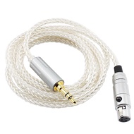 Youkamoo Kabel Pengganti Tembaga Bersalut Perak 3.5mm yang Serasi untuk AKG Q701 K240 K240S K702 K14