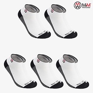 Combo 5 Đôi Tất Vớ Thể Thao Nam Cổ Ngắn, Sợi Cotton Cao Cấp Chống Hôi Chân, Chống Phồng Rộp Chân, Ch