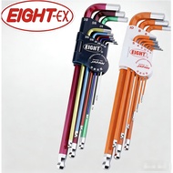 Allen Extra-long wrench ball-head set from Japan, EIGHT, TELC-S9N. ttc7 Japan, EIGHT, TELC-S9N.