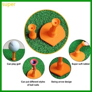 super Golf Opening Shape Rubber Tees Driving Range Golf Tees Holder Rubber Golf Tees for Driving Ran