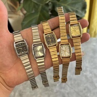 Naidu Watch New Style Barrel-Shaped Womens Watch Piece With Crawler Quartz Watch Oval Steel Belt Sma
