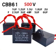 500V Starter Capacitor CBB61 2UF 2.5 UF 3UF 1-6UF/Fan Capacitor